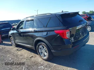 2024 Ford Explorer XLT with VIN 1FMSK8DH4RGA59229, listed as a IAAI auction lot 39626430 with 2,991 mi miles. Bid and sale history available at carsss.com. Image 3.