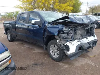 2021 Chevrolet Silverado 1500 LT z VIN 1GCUYDET2MZ373160, wystawiony jako IAAI lot #41970348 z przebiegiem 55 079 mil mil oraz . Historia ofert i sprzedaży dostępna na DreamBid. Obrazek 1.