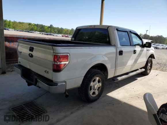 2010 Ford F-150 XL with VIN 1FTEW1C80AFA70138, listed as a Copart auction lot 53135735 with 209,803 mi miles and Salvage Title. Bid and sale history available at carsss.com. Image 3.