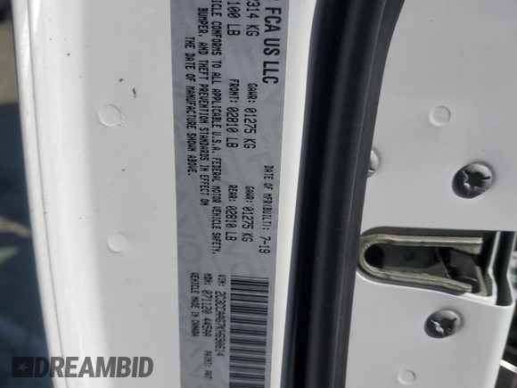 2019 Chrysler 300 Touring with VIN 2C3CCAAG7KH690614, listed as a Copart auction lot 49535535 with 37,809 mi miles and Salvage Title. Bid and sale history available at carsss.com. Image 12.