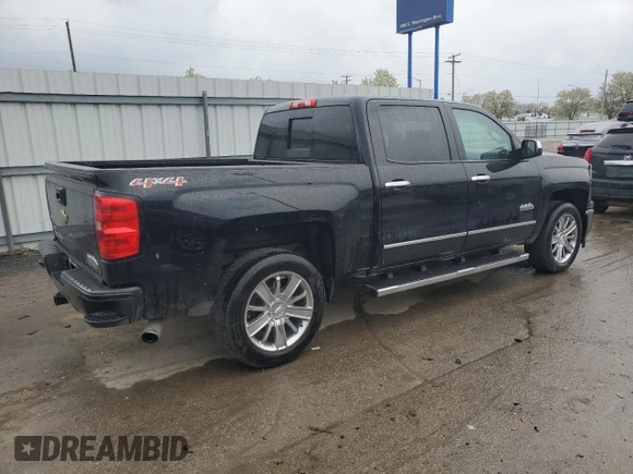 2014 Chevrolet Silverado 1500 High Country with VIN 3GCUKTEC6EG428559, listed as a Copart auction lot 54586165 with 69,442 mi miles and Salvage Title. Bid and sale history available at DreamBid. Image 3.