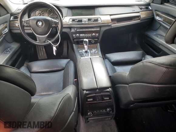 2012 BMW 7 Series 740i with VIN WBAKA4C56CC613745, listed as a Copart auction lot 57342795 with 139,889 mi miles and Clean title. Bid and sale history available at DreamBid. Image 8.