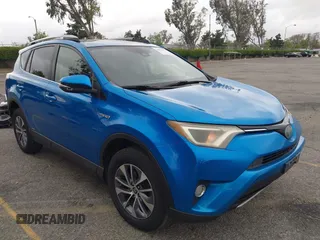 2017 Toyota RAV4 Hybrid XLE with VIN JTMRJREV5HD134214, listed as a IAAI auction lot 42073116 with 205,453 mi miles. Bid and sale history available at carsss.com. Image 1.