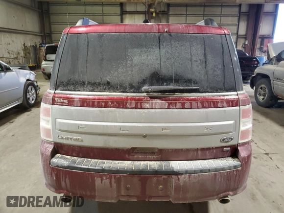 2017 Ford Flex Limited with VIN 2FMHK6D84HBA07751, listed as a Copart auction lot 85739754 with 129,338 mi miles and Salvage Title. Bid and sale history available at carsss.com. Image 6.