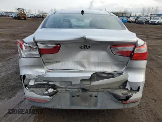 2016 Kia Rio LX with VIN KNADM4A30G6671355, listed as a Copart auction lot 48075515 with 98,168 mi miles and Salvage Title. Bid and sale history available at carsss.com. Image 6.
