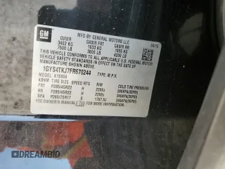 2015 Cadillac Escalade ESV Premium z VIN 1GYS4TKJ7FR670244, wystawiony jako Copart lot #52977395 z przebiegiem 155 985 mil mil oraz Szkoda całkowita • Salvage title. Historia ofert i sprzedaży dostępna na DreamBid. Obrazek 14.