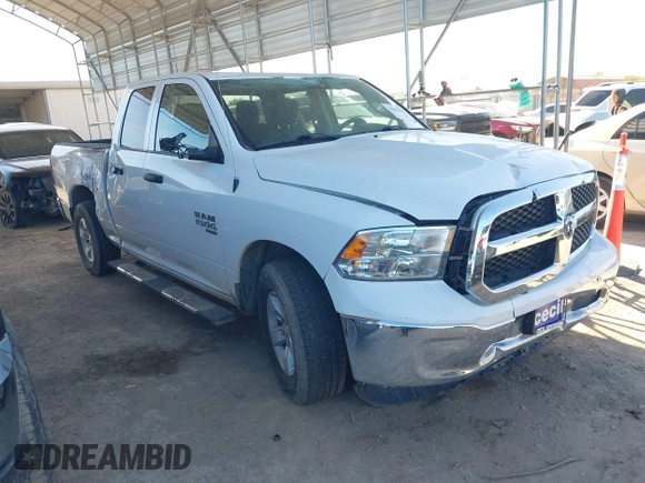 2022 Ram 1500 Tradesman with VIN 1C6RR6FG5NS222976, listed as a IAAI auction lot 41083811 with 35,080 mi miles and . Bid and sale history available at DreamBid. Image 1.