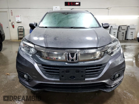 2021 Honda HR-V EX with VIN 3CZRU6H51MM720547, listed as a Copart auction lot 44375115 with 39,407 mi miles and Salvage Title. Bid and sale history available at carsss.com. Image 5.