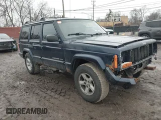 2000 Jeep Cherokee Police with VIN 1J4FF48S1YL170586, listed as a IAAI auction lot 41687049 with 265,540 mi miles. Bid and sale history available at carsss.com. Image 1.