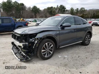 2023 Audi Q5 Sportback S line Prestige with VIN WA16AAFY9P2183305, listed as a Copart auction lot 49780375 with 18,139 mi miles and Salvage title. Bid and sale history available at DreamBid. Image 1.