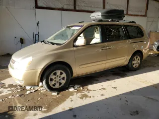 2008 Kia Sedona LX with VIN KNDMB233186195046, listed as a Copart auction lot 88663145 with 200,386 mi miles and Salvage Title. Bid and sale history available at DreamBid. Image 1.