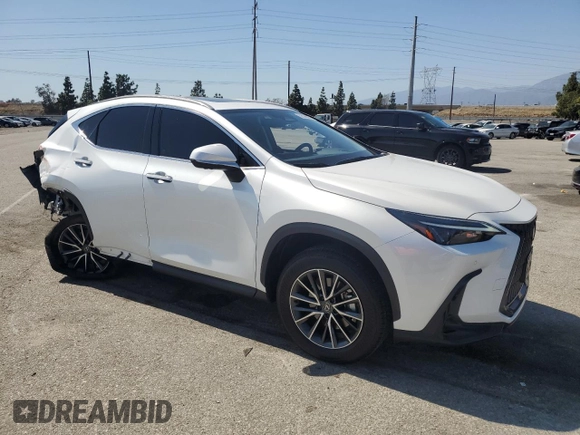 2025 Lexus NX 350h Premium with VIN JTJGKCEZ9S2052281, listed as a Copart auction lot 52636085 with 4,554 mi miles and Salvage title. Bid and sale history available at DreamBid. Image 4.