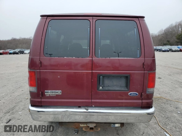 2006 Ford Econoline Passenger XL with VIN 1FBNE31L46DA37768, listed as a Copart auction lot 88320545 with Not provided miles and Salvage title. Bid and sale history available at DreamBid. Image 6.