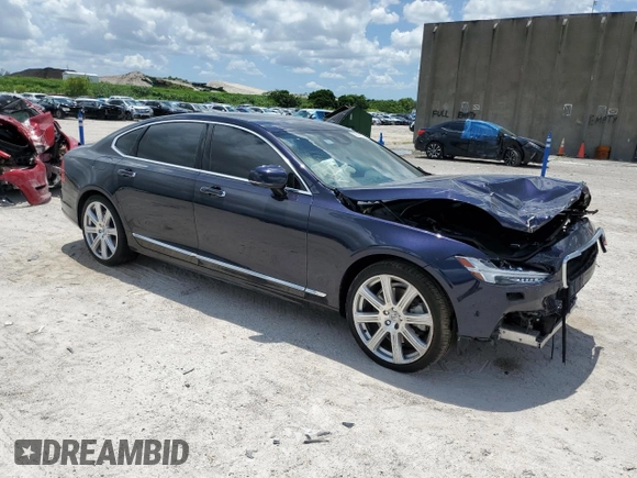 2019 Volvo S90 Inscription with VIN LVYA22ML5KP088626, listed as a Copart auction lot 62844723 with 40,001 mi miles. Bid and sale history available at carsss.com. Image 4.