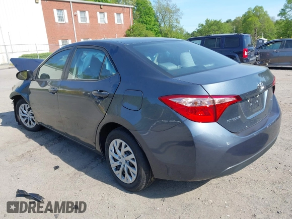 2018 Toyota Corolla L with VIN 2T1BURHE5JC044441, listed as a IAAI auction lot 42244017 with Not provided miles and . Bid and sale history available at DreamBid. Image 3.
