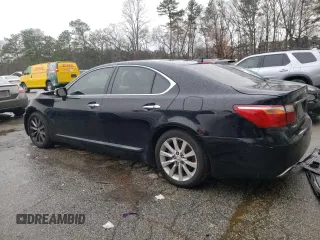 2010 Lexus LS 460 with VIN JTHCL5EF6A5007228, listed as a Copart auction lot 45401605 with 164,195 mi miles and Salvage title. Bid and sale history available at DreamBid. Image 2.