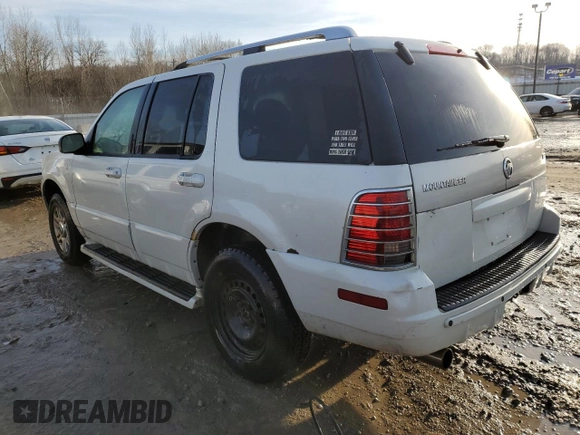 2004 Mercury Mountaineer Convenience z VIN 4M2DU86K64ZJ05716, wystawiony jako Copart lot #89380585 z przebiegiem 291 743 mil mil oraz Szkody całkowita. Historia ofert i sprzedaży dostępna na DreamBid. Obrazek 2.