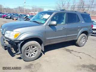2006 Toyota Sequoia Limited with VIN 5TDBT48A76S261359, listed as a IAAI auction lot 41897236 with 263,938 mi miles. Bid and sale history available at carsss.com. Image 2.