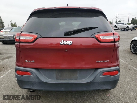 2016 Jeep Cherokee Sport с VIN 1C4PJMAB4GW210689, выставлен на аукционе Copart как лот 65291935 с пробегом 116 351 миль миль и Списание • Salvage title. История ставок и продаж доступна на DreamBid. Изображение 6.