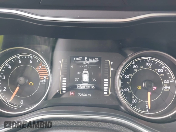 2019 Jeep Cherokee Latitude Plus z VIN 1C4PJMLXXKD478076, wystawiony jako IAAI lot #42184625 z przebiegiem 72 364 mil mil oraz . Historia ofert i sprzedaży dostępna na DreamBid. Obrazek 7.