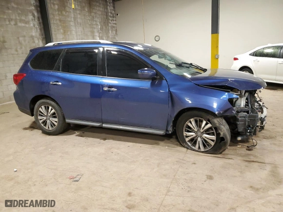 2020 Nissan Pathfinder SV with VIN 5N1DR2BN6LC580767, listed as a Copart auction lot 50225725 with 96,107 mi miles and Salvage Title. Bid and sale history available at carsss.com. Image 4.