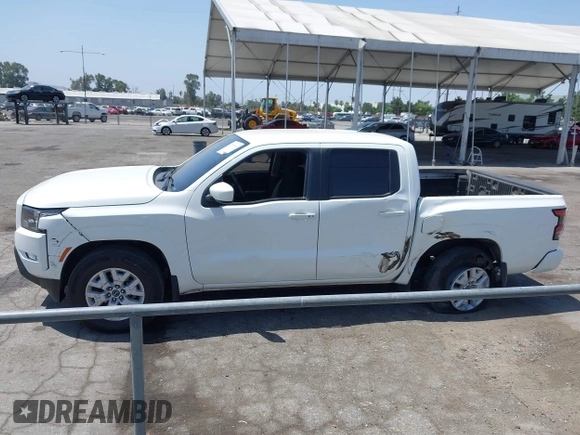 2024 Nissan Frontier SV with VIN 1N6ED1EJ7RN607219, listed as a IAAI auction lot 42570080 with 35,269 mi miles and . Bid and sale history available at DreamBid. Image 14.