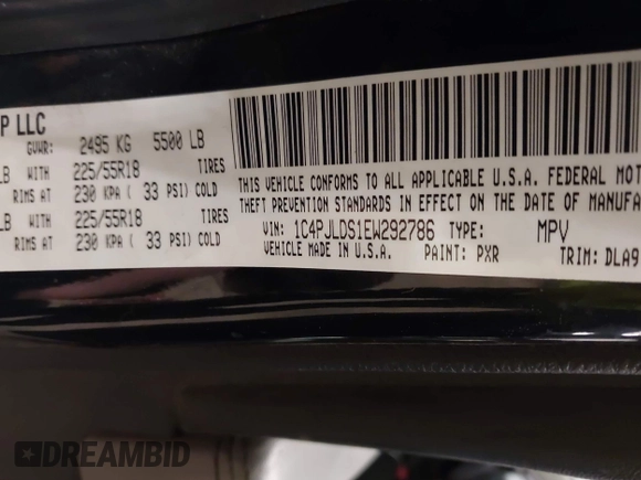 2014 Jeep Cherokee Limited с VIN 1C4PJLDS1EW292786, выставлен на аукционе IAAI как лот 41905449 с пробегом 156 042 миль миль и . История ставок и продаж доступна на DreamBid. Изображение 9.
