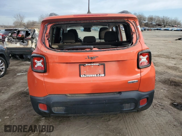 2015 Jeep Renegade Latitude with VIN ZACCJABH0FPB59012, listed as a Copart auction lot 46702535 with 63,692 mi miles and Clean Title. Bid and sale history available at carsss.com. Image 6.