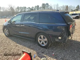 2020 Honda Odyssey EX-L with VIN 5FNRL6H73LB054188, listed as a Copart auction lot 48288055 with 58,047 mi miles and Salvage Title. Bid and sale history available at carsss.com. Image 2.