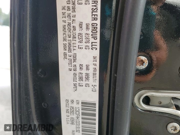 2013 Dodge Dart Aero z VIN 1C3CDFAH1DD319192, wystawiony jako Copart lot #46549925 z przebiegiem 76 689 mil mil oraz Szkoda całkowita • Salvage title. Historia ofert i sprzedaży dostępna na DreamBid. Obrazek 12.