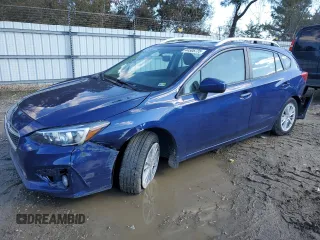 2018 Subaru Impreza Premium with VIN 4S3GTAD63J3735355, listed as a Copart auction lot 44506725 with 78,821 mi miles and Salvage Title. Bid and sale history available at carsss.com. Image 1.