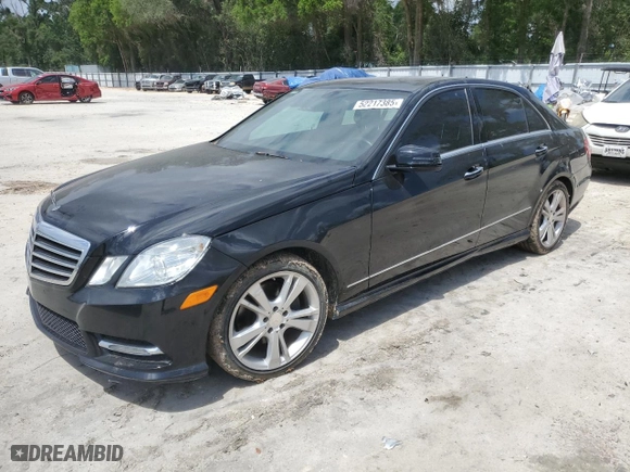 2013 Mercedes-Benz E-Class E 350 Luxury with VIN WDDHF5KBXDA690519, listed as a Copart auction lot 52217385 with 181,809 mi miles and Clean Title. Bid and sale history available at carsss.com. Image 1.
