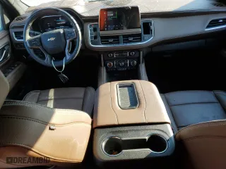 2023 Chevrolet Tahoe High Country with VIN 1GNSKTKLXPR549617, listed as a Copart auction lot 74055114 with 18,394 mi miles and Salvage Title. Bid and sale history available at carsss.com. Image 8.