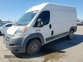 2015 Ram ProMaster Cargo with VIN 3C6TRVBGXFE512589, listed as a Copart auction lot 50187515 with 218,353 mi miles and Clean Title. Bid and sale history available at carsss.com. Image 1.