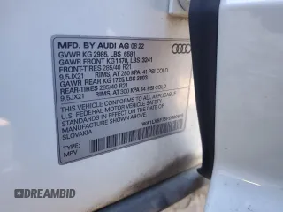 2023 Audi Q7 Premium Plus with VIN WA1LXBF75PD000615, listed as a Copart auction lot 89315475 with 0 mi miles and Salvage Title. Bid and sale history available at carsss.com. Image 13.