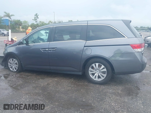 2017 Honda Odyssey SE with VIN 5FNRL5H3XHB026595, listed as a IAAI auction lot 39631978 with 92,555 mi miles and . Bid and sale history available at carsss.com. Image 14.