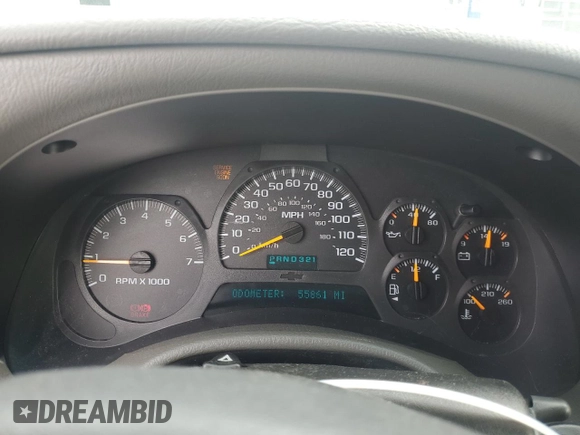 2002 Chevrolet TrailBlazer LS with VIN 1GNDT13S422494809, listed as a Copart auction lot 69258154 with 55,861 mi miles and Clean Title. Bid and sale history available at DreamBid. Image 9.