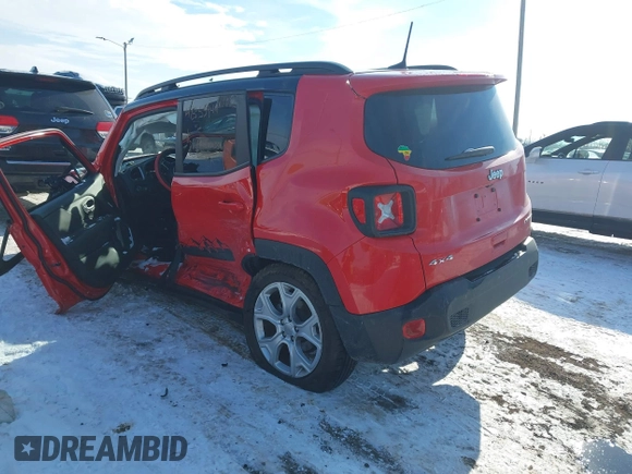 2023 Jeep Renegade Limited with VIN ZACNJDD11PPP35035, listed as a IAAI auction lot 41355944 with Not provided miles and . Bid and sale history available at DreamBid. Image 3.