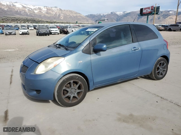 2007 Toyota Yaris with VIN JTDJT903775104945, listed as a Copart auction lot 53165265 with 231,490 mi miles and Clean Title. Bid and sale history available at carsss.com. Image 1.
