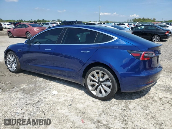 2020 Tesla Model 3 Long Range with VIN 5YJ3E1EB4LF744575, listed as a Copart auction lot 50202375 with 61,357 mi miles and Salvage Title. Bid and sale history available at carsss.com. Image 2.