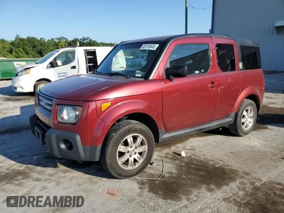 2008 Honda Element EX with VIN 5J6YH18708L015346, listed as a Copart auction lot 53118545 with 200,502 mi miles and Salvage Title. Bid and sale history available at DreamBid. Image 1.