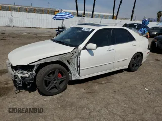 2002 Lexus IS 300 with VIN JTHBD192820051416, listed as a Copart auction lot 49639005 with 163,615 mi miles and Salvage Title. Bid and sale history available at carsss.com. Image 1.