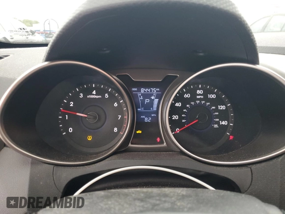 2012 Hyundai Veloster w/Gray Int with VIN KMHTC6AD1CU064985, listed as a Copart auction lot 42487355 with 84,475 mi miles and Salvage title. Bid and sale history available at DreamBid. Image 9.