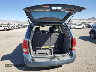2011 Kia Sedona EX with VIN KNDMH4C79B6377419, listed as a Copart auction lot 46674335 with 159,436 mi miles and Salvage Title. Bid and sale history available at carsss.com. Image 6.