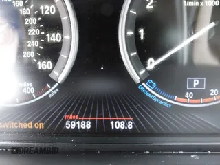 2013 BMW 5 Series 528i xDrive with VIN WBAXH5C50DDW15574, listed as a IAAI auction lot 41572993 with 59,188 mi miles. Bid and sale history available at carsss.com. Image 16.
