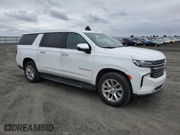 2023 Chevrolet Suburban Premier with VIN 1GNSKFKDXPR253331, listed as a Copart auction lot 52306795 with 50,363 mi miles and Clean Title. Bid and sale history available at DreamBid. Image 4.
