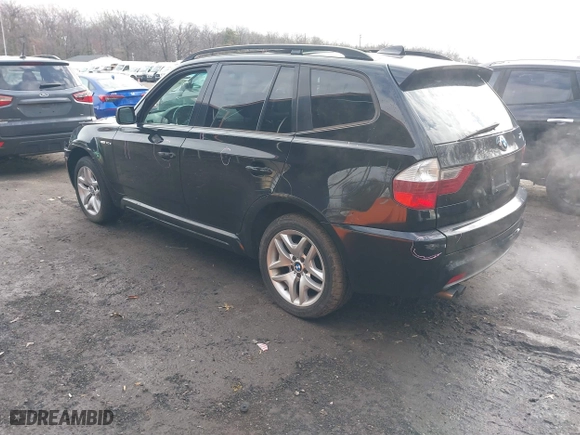 2007 BMW X3 3.0si with VIN WBXPC93477WF19746, listed as a IAAI auction lot 41485294 with 134,345 mi miles. Bid and sale history available at carsss.com. Image 3.