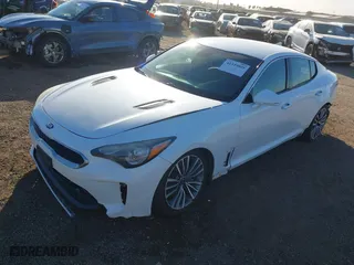 2019 Kia Stinger with VIN KNAE15LAXK6065844, listed as a IAAI auction lot 41349805 with 119,562 mi miles. Bid and sale history available at carsss.com. Image 17.