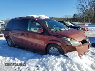 2005 Nissan Quest SE with VIN 5N1BV28U15N130663, listed as a Copart auction lot 45721195 with 173,031 mi miles and Clean Title. Bid and sale history available at carsss.com. Image 4.