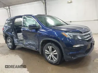 2017 Honda Pilot EX-L z VIN 5FNYF6H54HB045735, wystawiony jako IAAI lot #42296341 z przebiegiem 122 607 mil mil oraz . Historia ofert i sprzedaży dostępna na DreamBid. Obrazek 1.